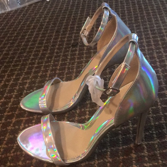 Multi Color Open Toe Heel - Picture 2 of 4